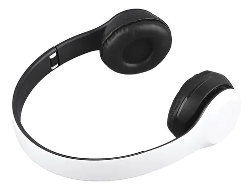 Auricular Vincha Inalámbrico P47 Bluetooth Micro Sd Radio Color Blanco®