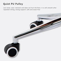 Silla De Oficina Escritorio Regulable Con Ruedas Gris 360®