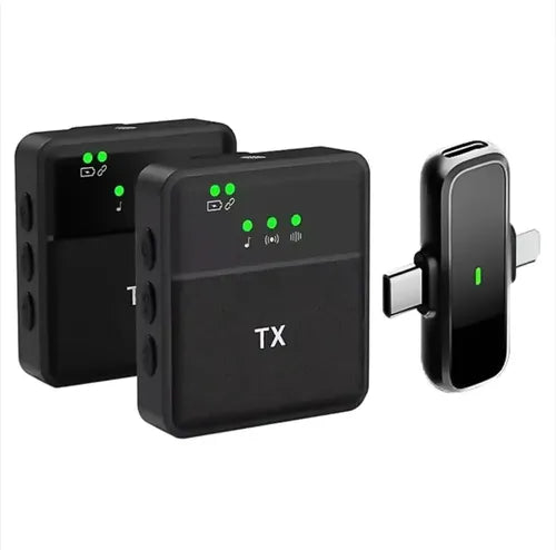 Micrófono Inalámbrico Dual F15-2 Para iPhone Y Android®