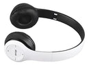 Auricular Vincha Inalámbrico P47 Bluetooth Micro Sd Radio Color Blanco®