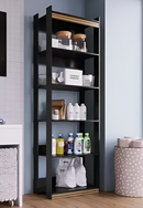 Estantería Minimalista Moderna Reforzada 6 Estantes Negro®