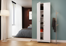 Mueble Multiuso Minimalista 2 Puertas 4 Estantes Mdf Blanco®