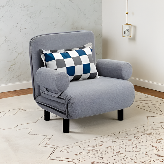 Sofá Cama 1 Cuerpo Reclinable Gris®