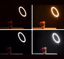 Aro Luz Led Profesional 36cm Con 3 Soportes Para Celular®