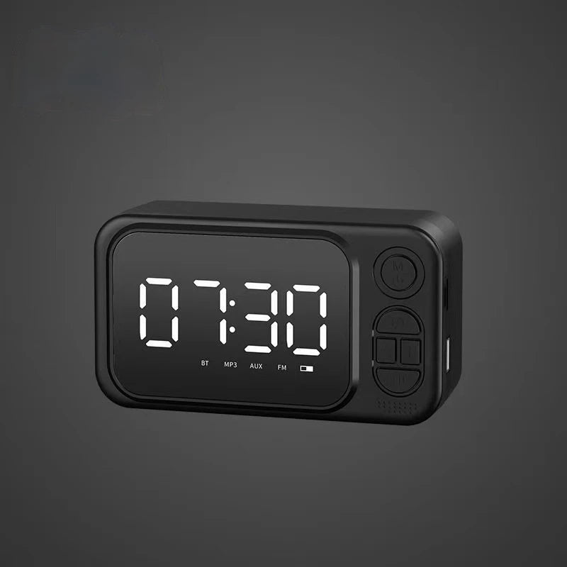 Reloj Despertador Parlante Bluetooth Alarma Usb Fm Sd