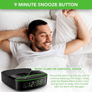 Radio Reloj Despertador Digital Philips 2 Alarmas Snooze Pro