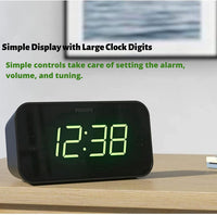Radio Reloj Despertador Philips Alarma Dual Digital Premium
