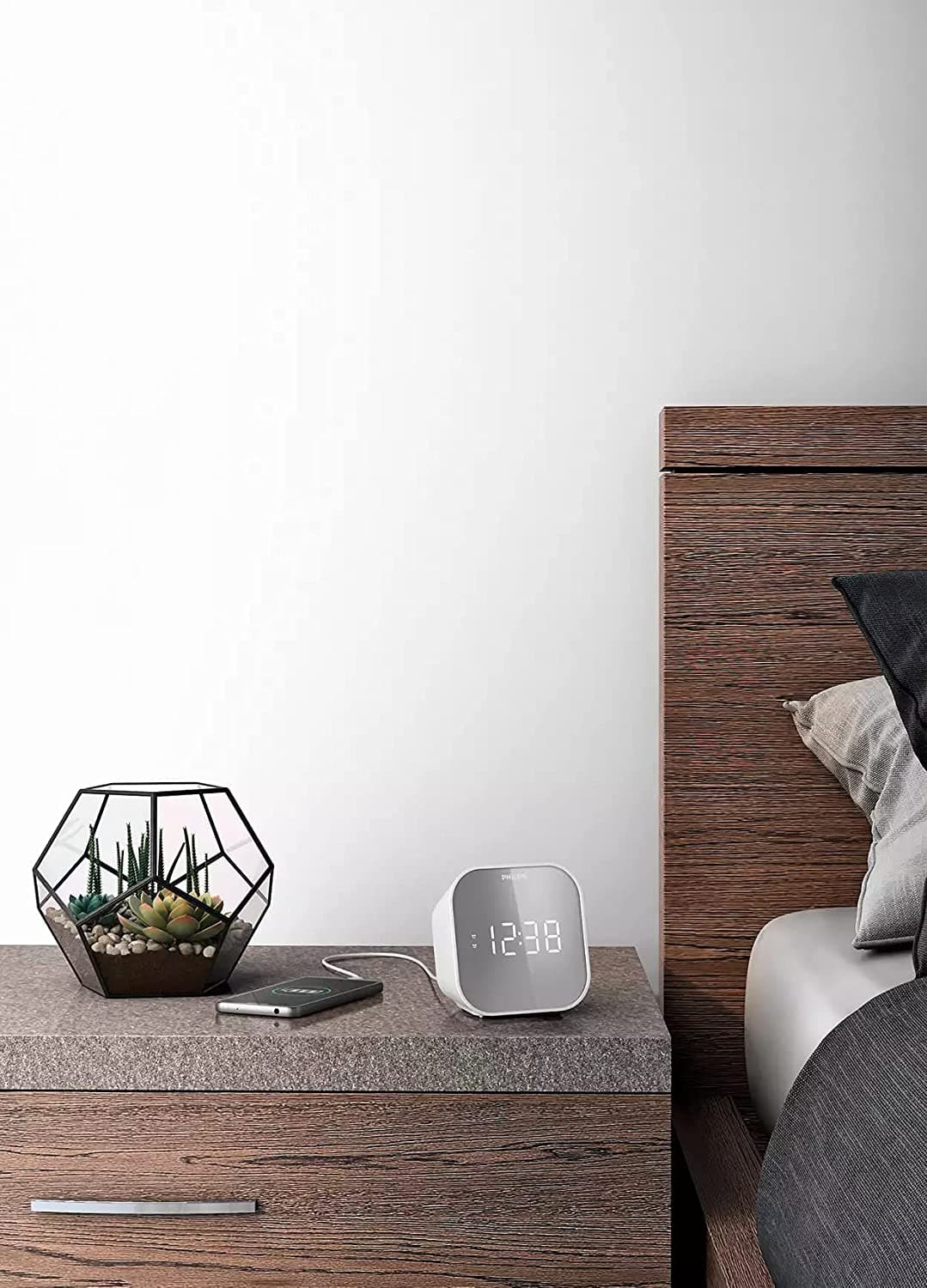 Radio Reloj Despertador Philips Pantalla Led Digital Ch