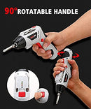 Kit Destornillador Inalámbrico Profesional 47 En 1, Maletín®