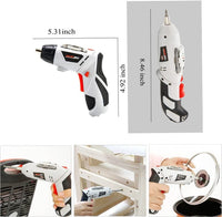 Kit Destornillador Inalámbrico Profesional 47 En 1, Maletín®