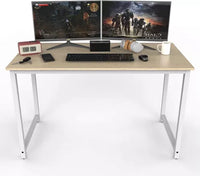 Escritorio Marrón Para Pc Premium 120x45x73 Metal Y Madera.