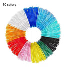 Filamento Lapiz 3d Repuesto 10 Rollos 5mts Color Variados.