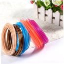 Filamento Lapiz 3d Repuesto 10 Rollos 5mts Color Variados.