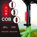 Flash Led Rojo Para Bicicleta Recargable