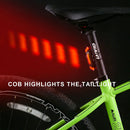 Flash Led Rojo Para Bicicleta Recargable