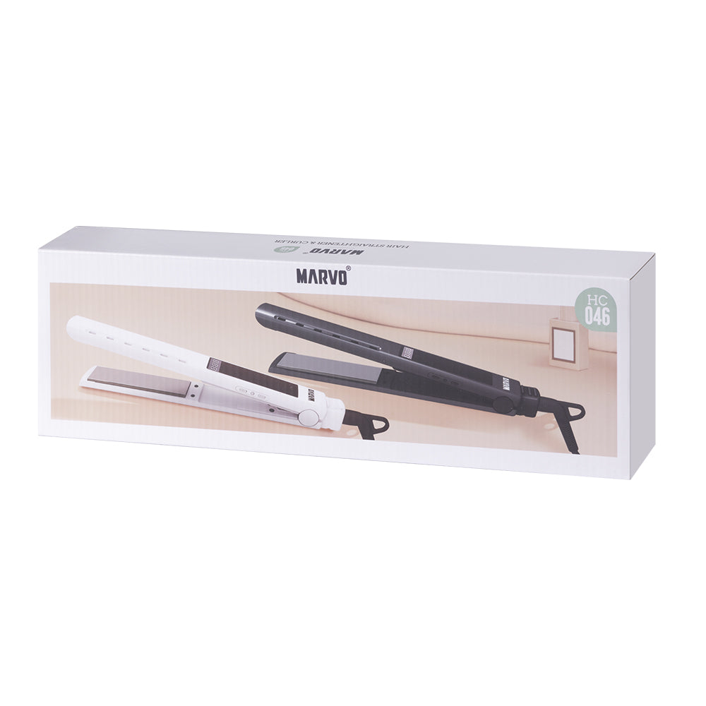 Planchita De Cabello Blanca Marvo Titanio Lisos Perfectos®