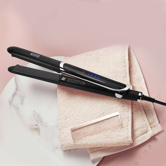 Planchita De Pelo Ceramica Profesional Marvo 2en1®