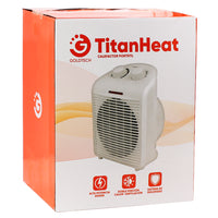 Calefactor Caloventilador Titanheat 2000w Potente Blanco®
