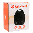 Calefactor Caloventilador Atlasheat 2000w Negro Resistente®