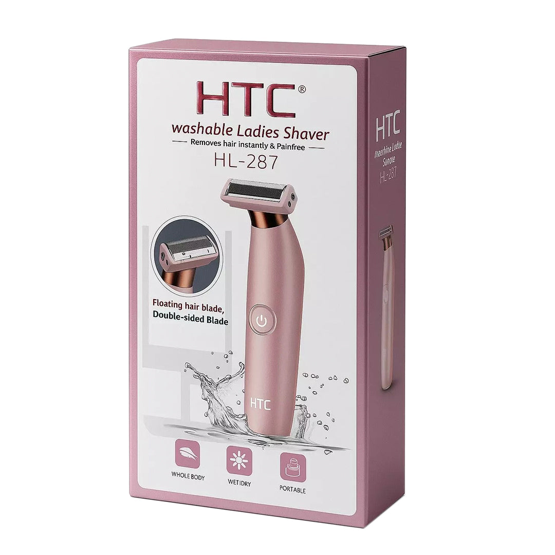 Depiladora Htc Inalámbrica Hl-287 Lavable Para Dama Prof®