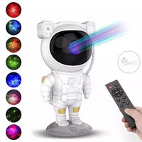 Lámpara De Mesa Proyect Astronauta Galaxia Estrella+control®