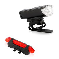 Luz Led Bicicleta Delantera Y Trasera Recargable Usb Prof®