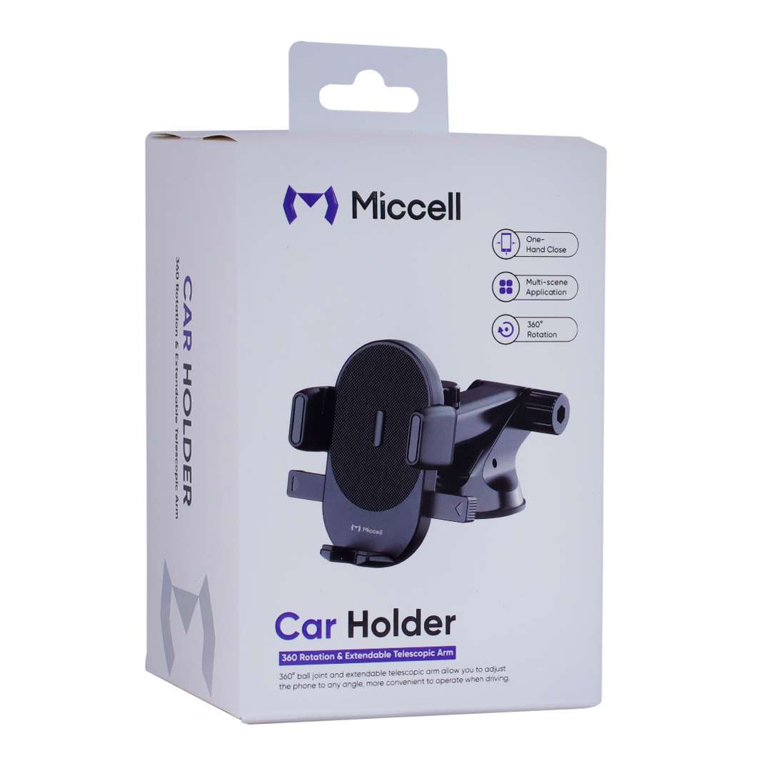 Soporte Celular Para Auto Miccell Vq-ch09 Ventosa Negro®