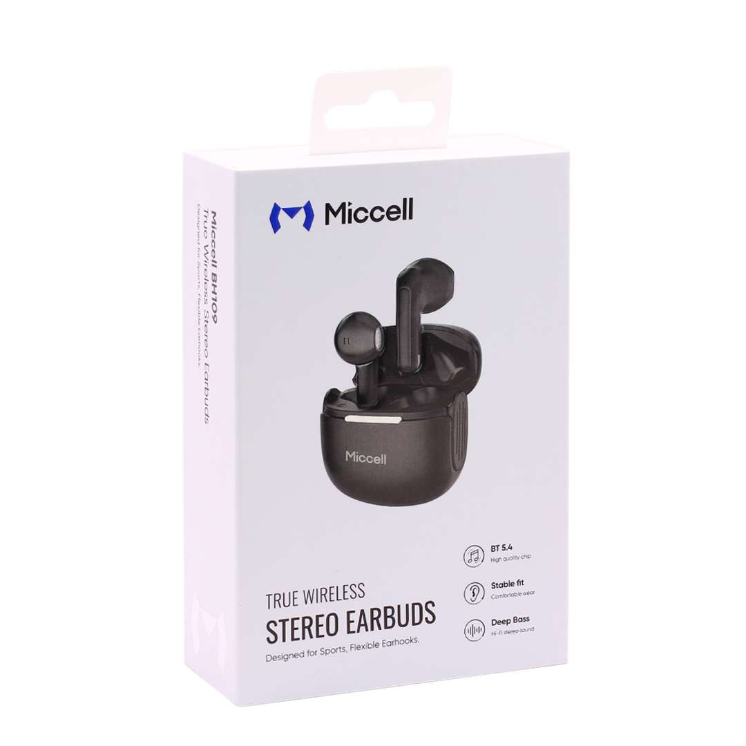 Auricular Inalambrico Miccell Vq-bh109 Bt Tws Negro®