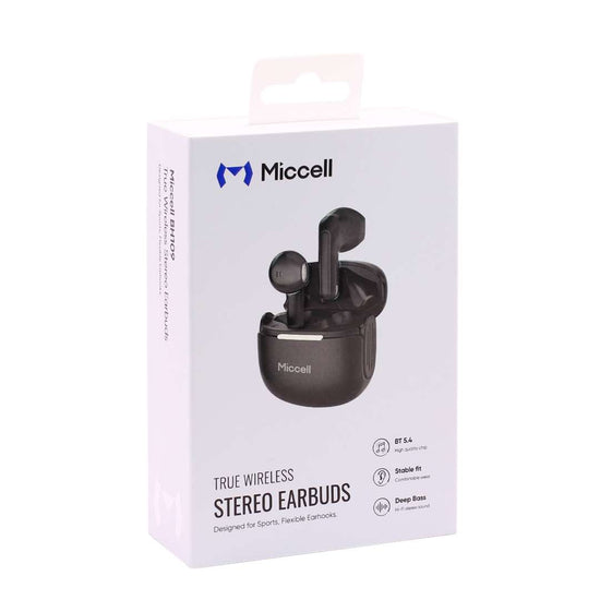 Auricular Inalambrico Miccell Vq-bh109 Bt Tws Negro®