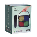 Parlante Inalámbrico 4 Luces Led Coloridas Con Micrófono®