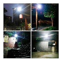 Lámpara Solar Exterior Con Soporte Y Sensor