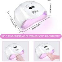 Lampara Uv Para Secado De Uñas 54w Sun