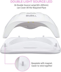 Lampara Uv Para Secado De Uñas 54w Sun
