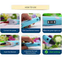 Lapicera 3d Lápiz Impresión Con Filamento Impresora 220w