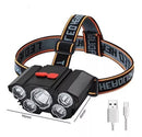 Linterna Luz Minero Led Recargable - Camping Caza Pesca