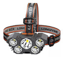 Linterna Luz Minero Led Recargable - Camping Caza Pesca
