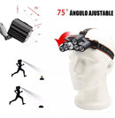 Linterna Luz Minero Led Recargable - Camping Caza Pesca