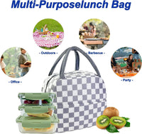 Lunchera Pro Almuerzo Unisex Aislante Diseño Ajedrez 6.5l®