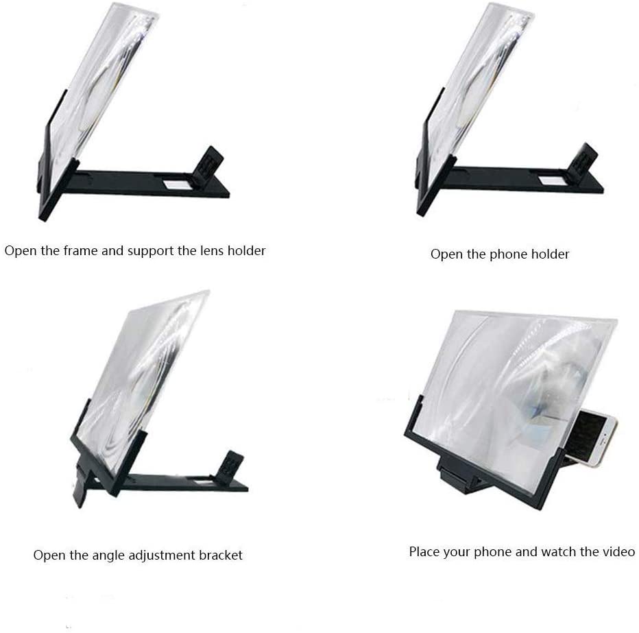Lupa Para Pantalla De Celular Con Soporte 3d