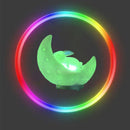 Luz Veladora Y Parlante Bt Luna Con Conejo Goma Touch Rgb