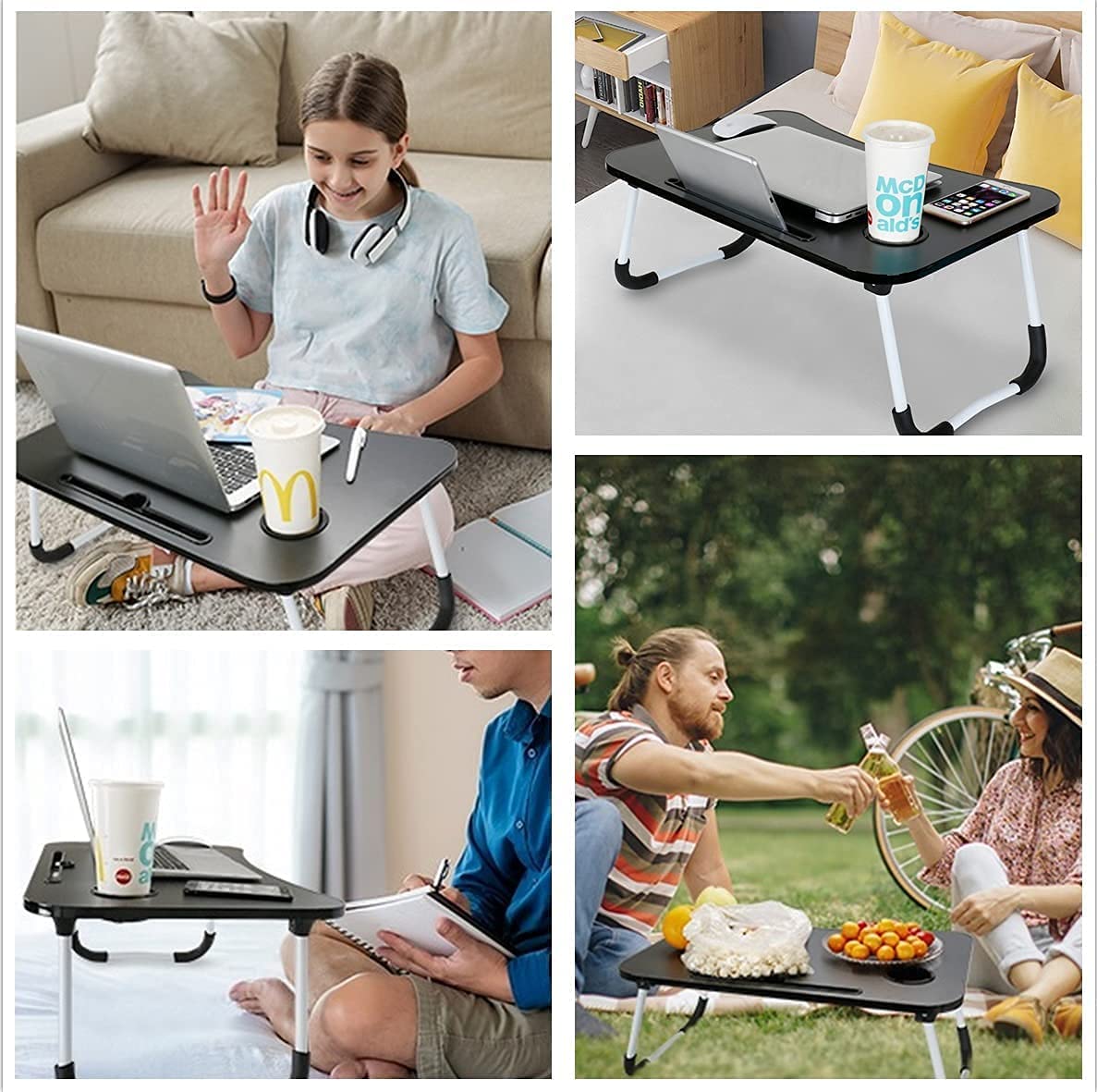 Mesa Para Notebook Con Hub Usb Y Ventilador