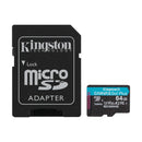 Tarjeta Kingston Canvas Go! Plus 64gb Sdcg4/64gb 200mb®