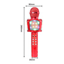 Micrófono Inalámbrico Con Parlante Y Luces Rgb Para Niños