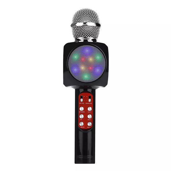 Micrófono Inalámbrico Con Parlante Y Luces Rgb Para Niños