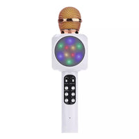 Micrófono Inalámbrico Con Parlante Y Luces Rgb Para Niños