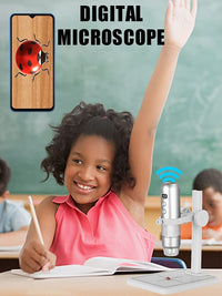 Microscopio Digital Usb Con Soporte Wifi Ms4