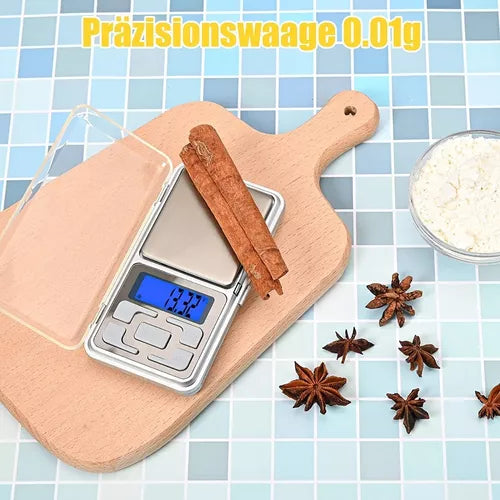 Balanza Digital De Precisión Lcd Hasta 200g, De Bolsillo®