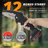 Mini Motosierra Inalámbrica De Mano Portátil Profesional