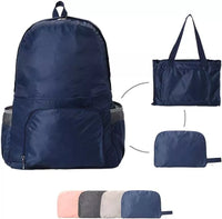 Mochila Bolso Impermeable Plegable 2 En 1 Portátil 25l