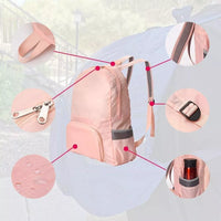 Mochila Bolso Impermeable Plegable 2 En 1 Portátil 25l